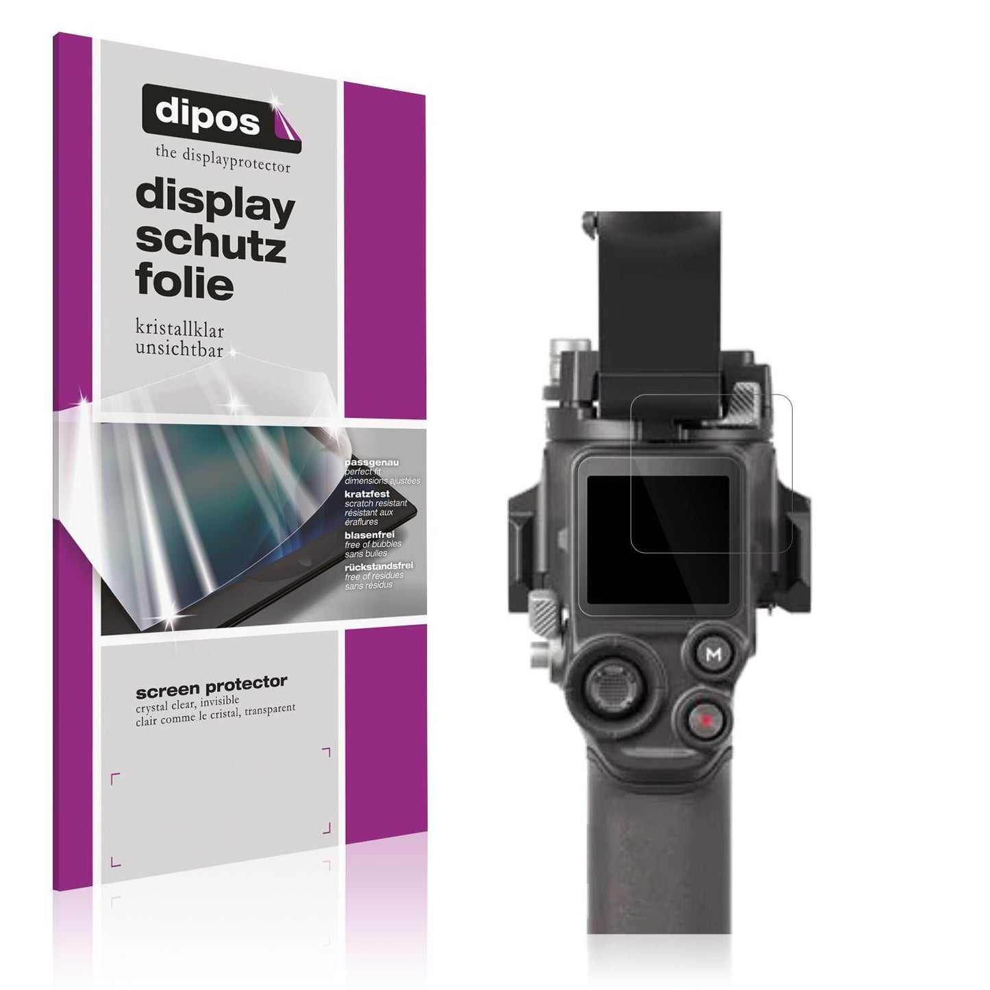 4x Schutzfolie klar für DJI RS 4 Display-Schutzfol (1)