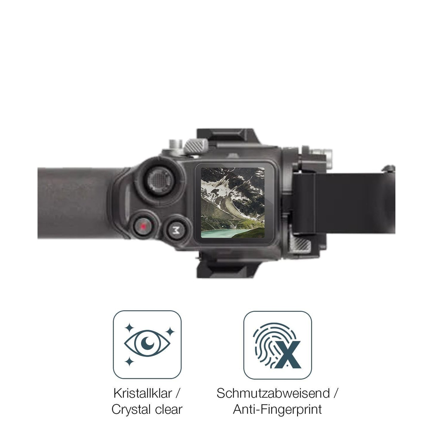 4x Schutzfolie klar für DJI RS 4 Display-Schutzfol (4)
