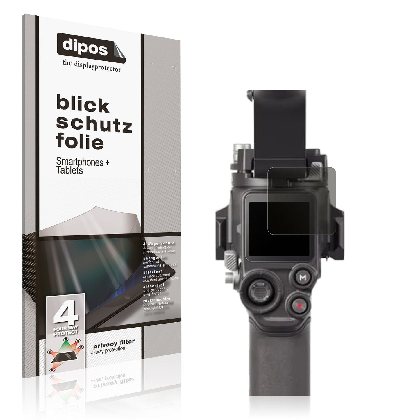 Blickschutzfolie für DJI RS 4 Pro matt Schutzfolie (1)