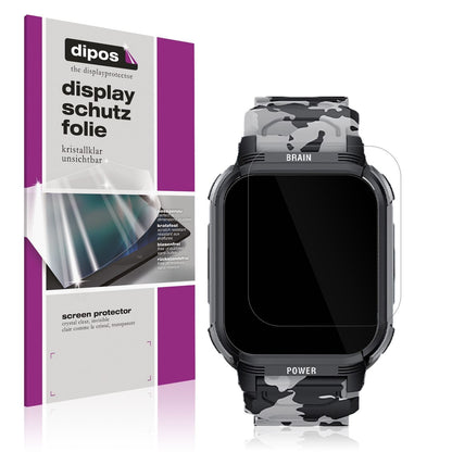 6x Schutzfolie klar für LEMFO Y10 Smartwatch Displ (1)