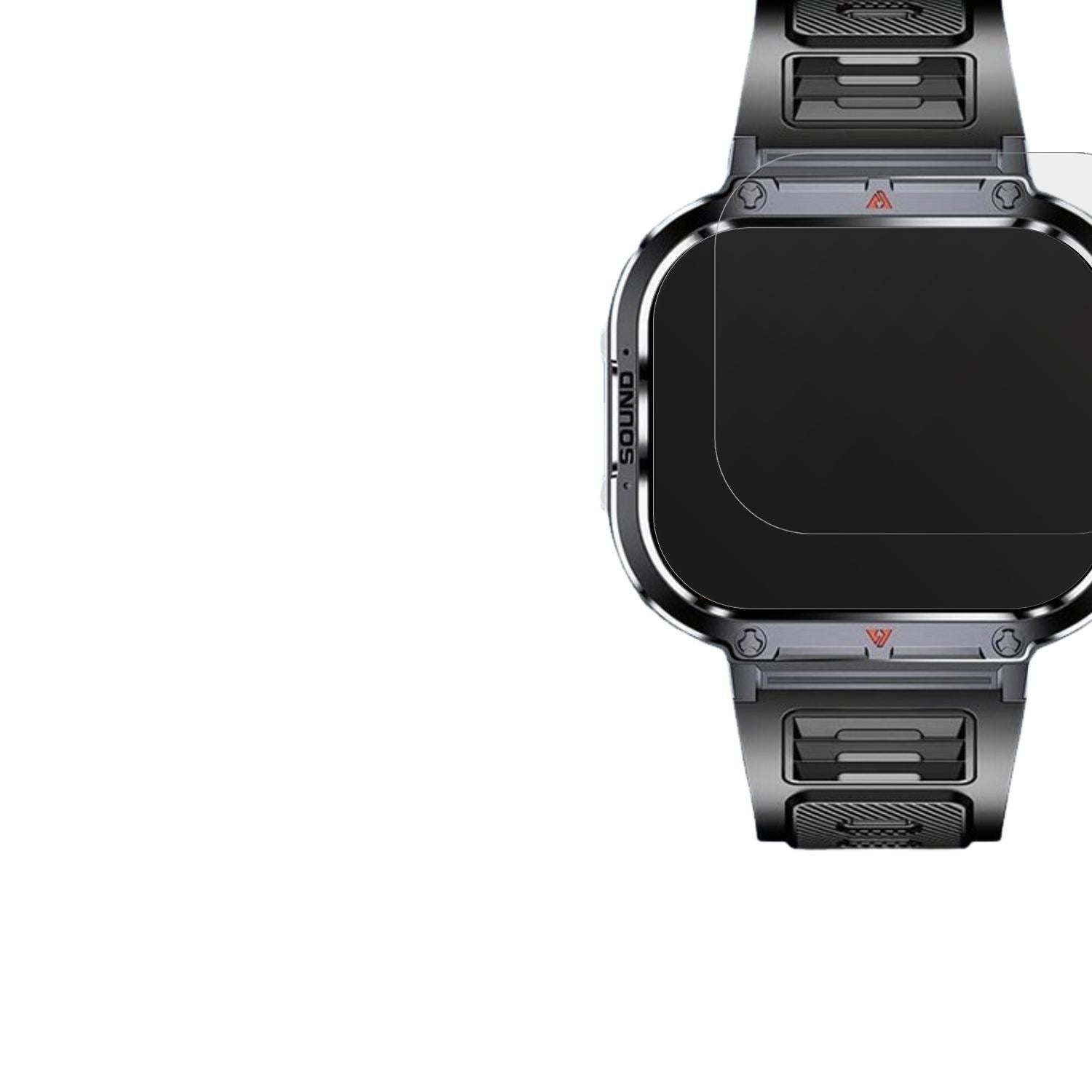 6x Schutzfolie matt für Shepatio 71800b Smartwatch (2)