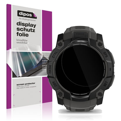 6x Schutzfolie klar für Garmin Instinct 3 50mm Dis (1)