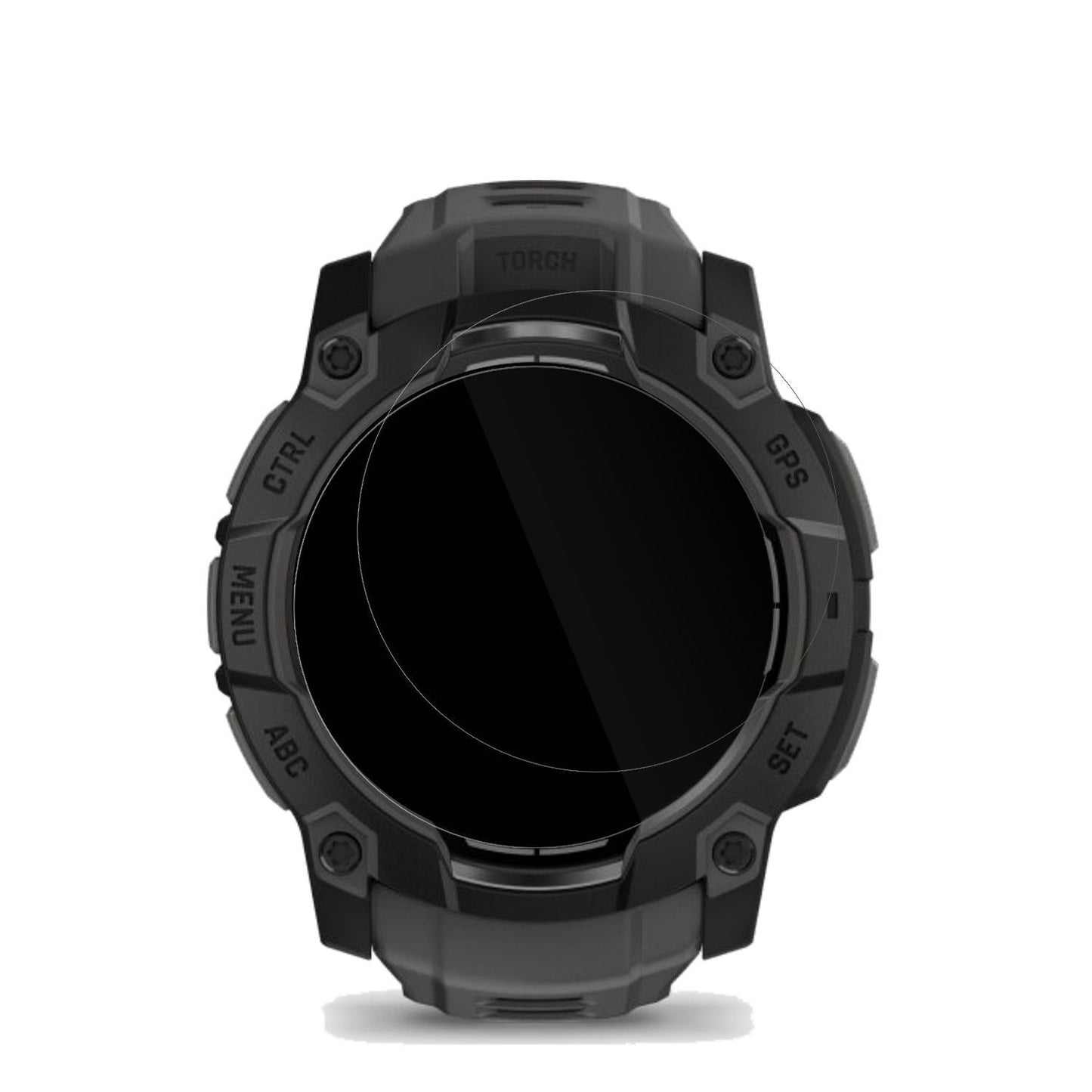 6x Schutzfolie klar für Garmin Instinct 3 50mm Dis (2)
