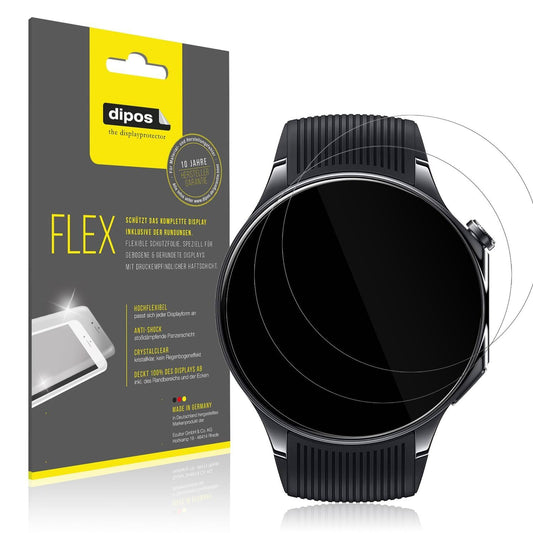 2x 3D Full Cover Schutzfolie für Oppo Watch X2 (1)