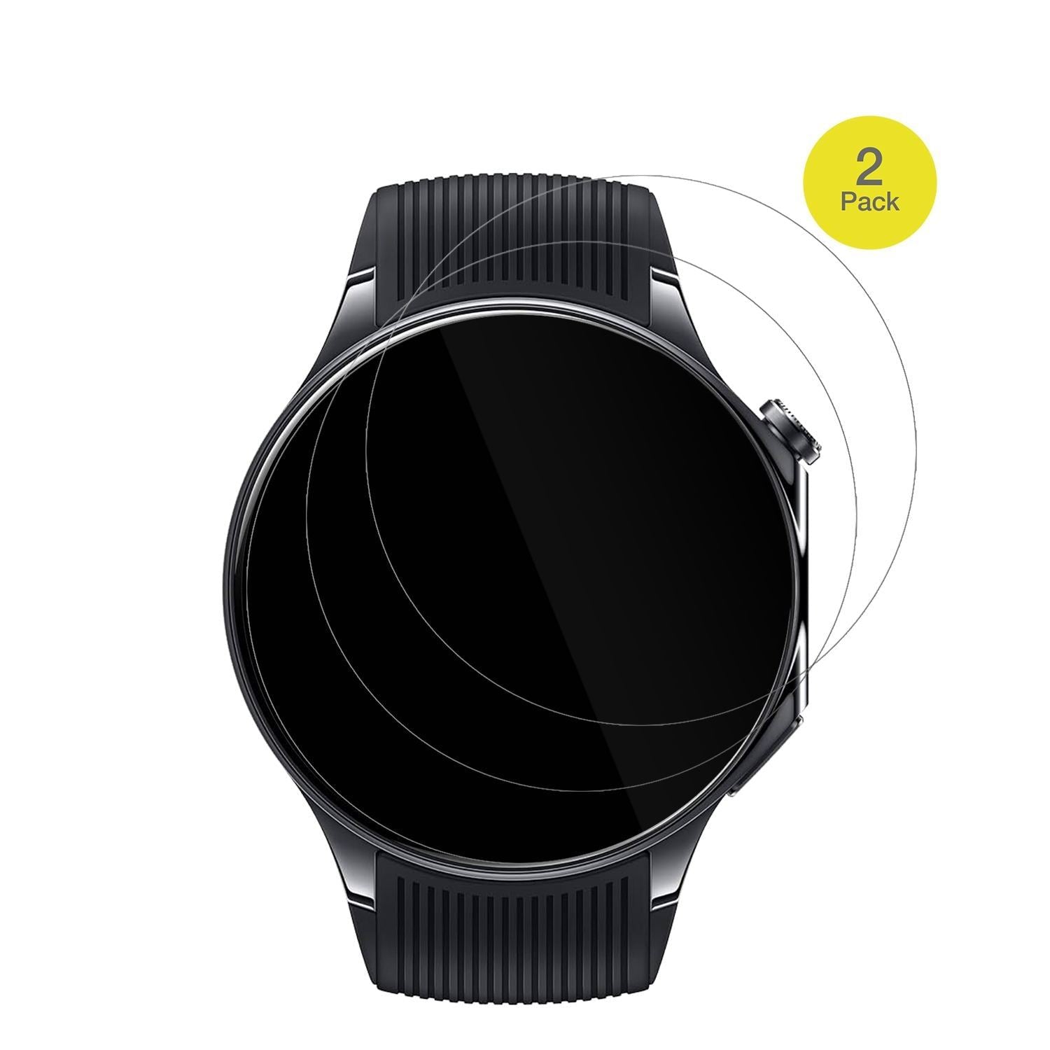 2x 3D Full Cover Schutzfolie für Oppo Watch X2 (2)