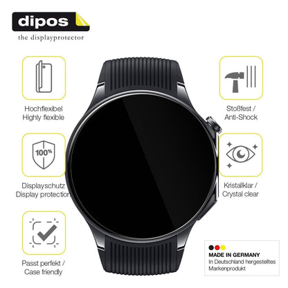 2x 3D Full Cover Schutzfolie für Oppo Watch X2 (7)