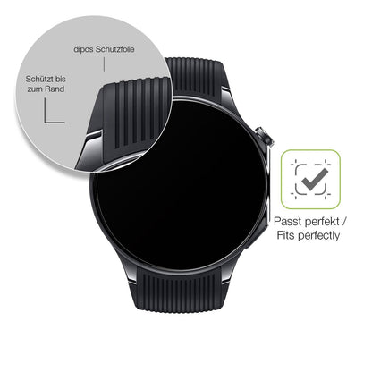 2x Full Cover Schutzfolie matt für Oppo Watch X2 (6)