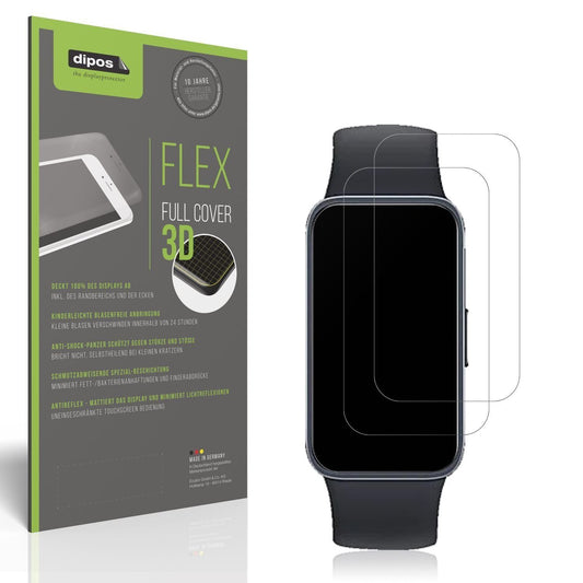 2x Full Cover Schutzfolie matt für Huawei Band 10 (1)