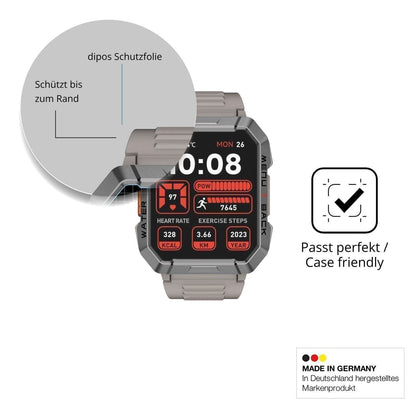 2x 9H Schutzfolie matt für Blackview W60 Smartwatc (6)