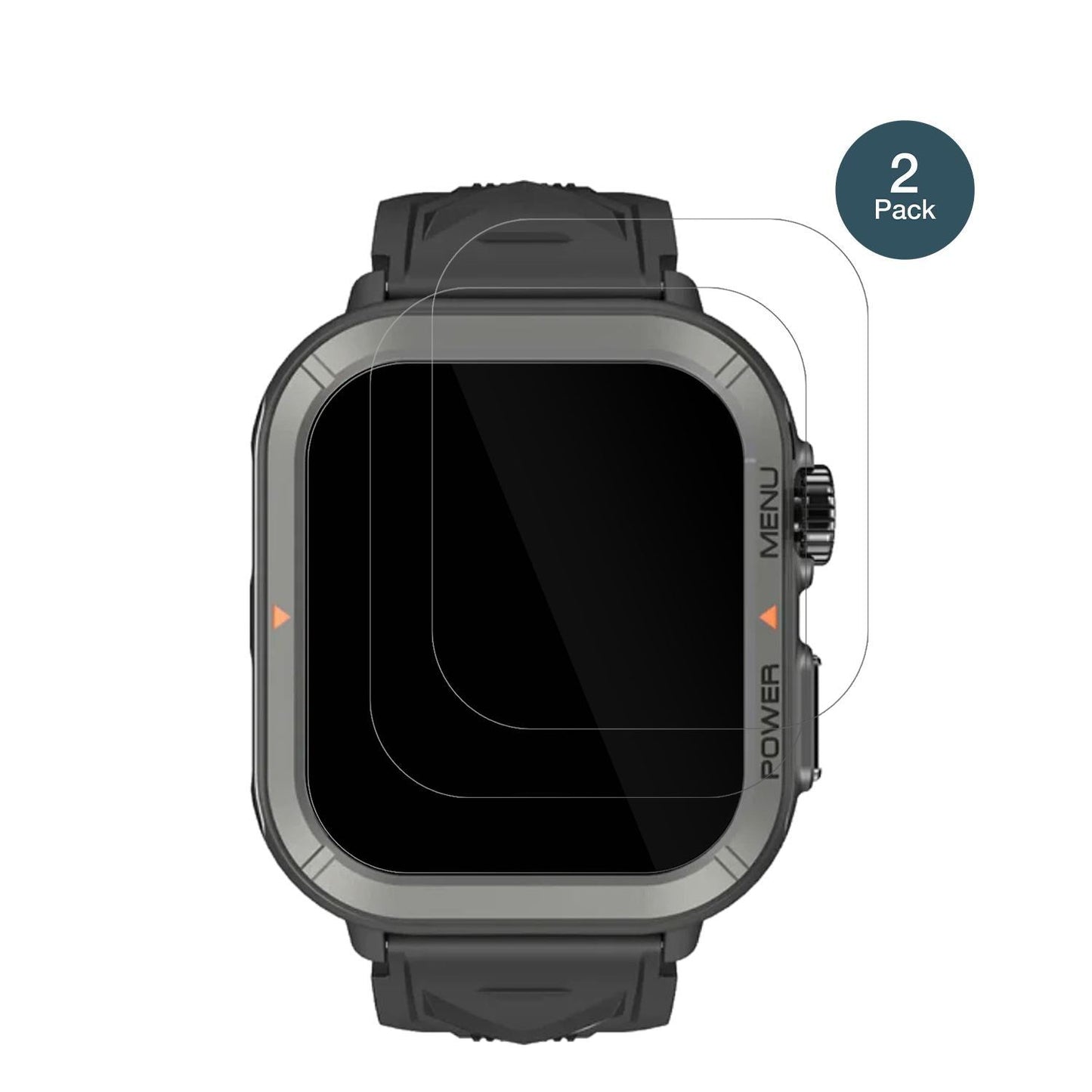 2x 9H Schutzfolie für Blackview W30 Smartwatch 1.9 (2)