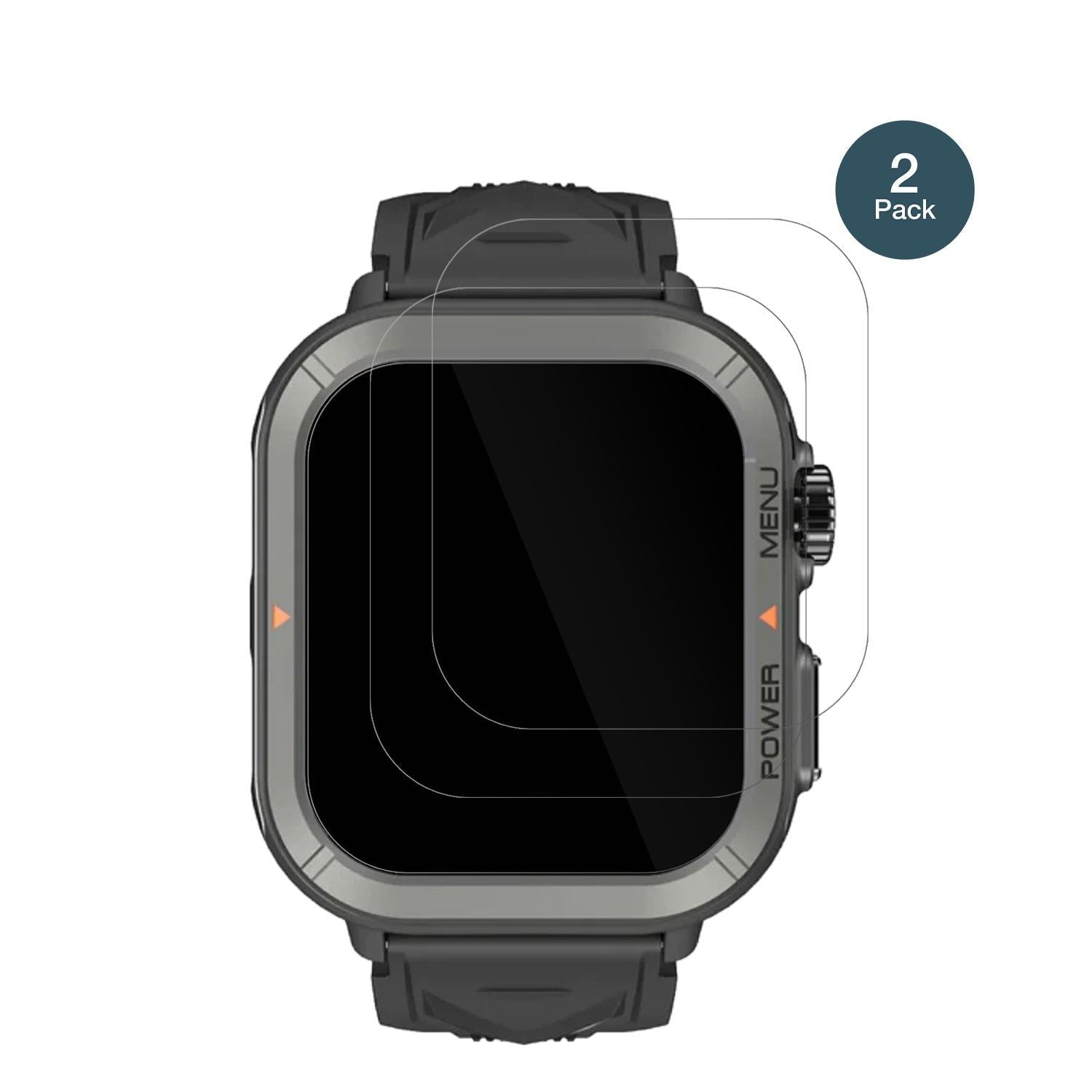 2x 9H Schutzfolie für Blackview W30 Smartwatch 1.9 (2)