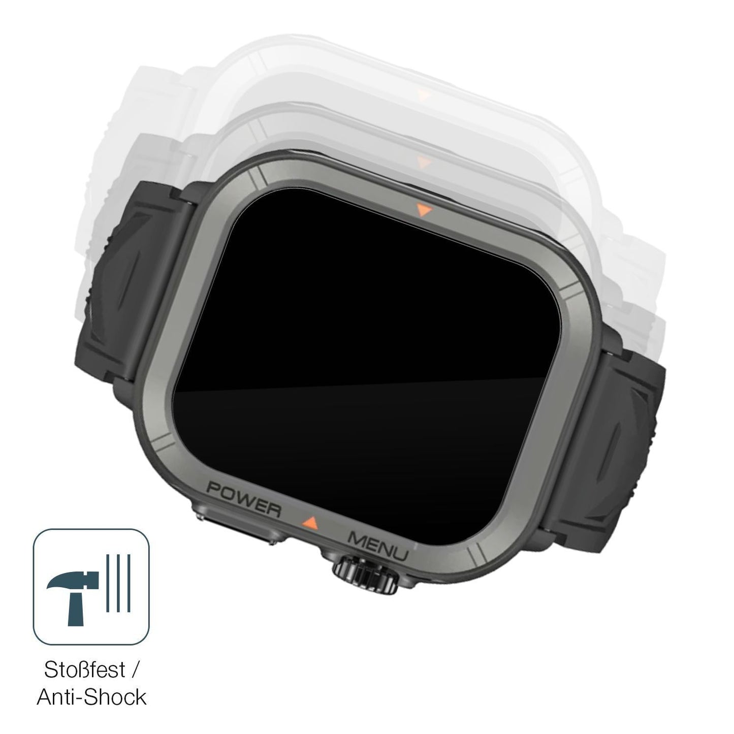 2x 9H Schutzfolie für Blackview W30 Smartwatch 1.9 (4)