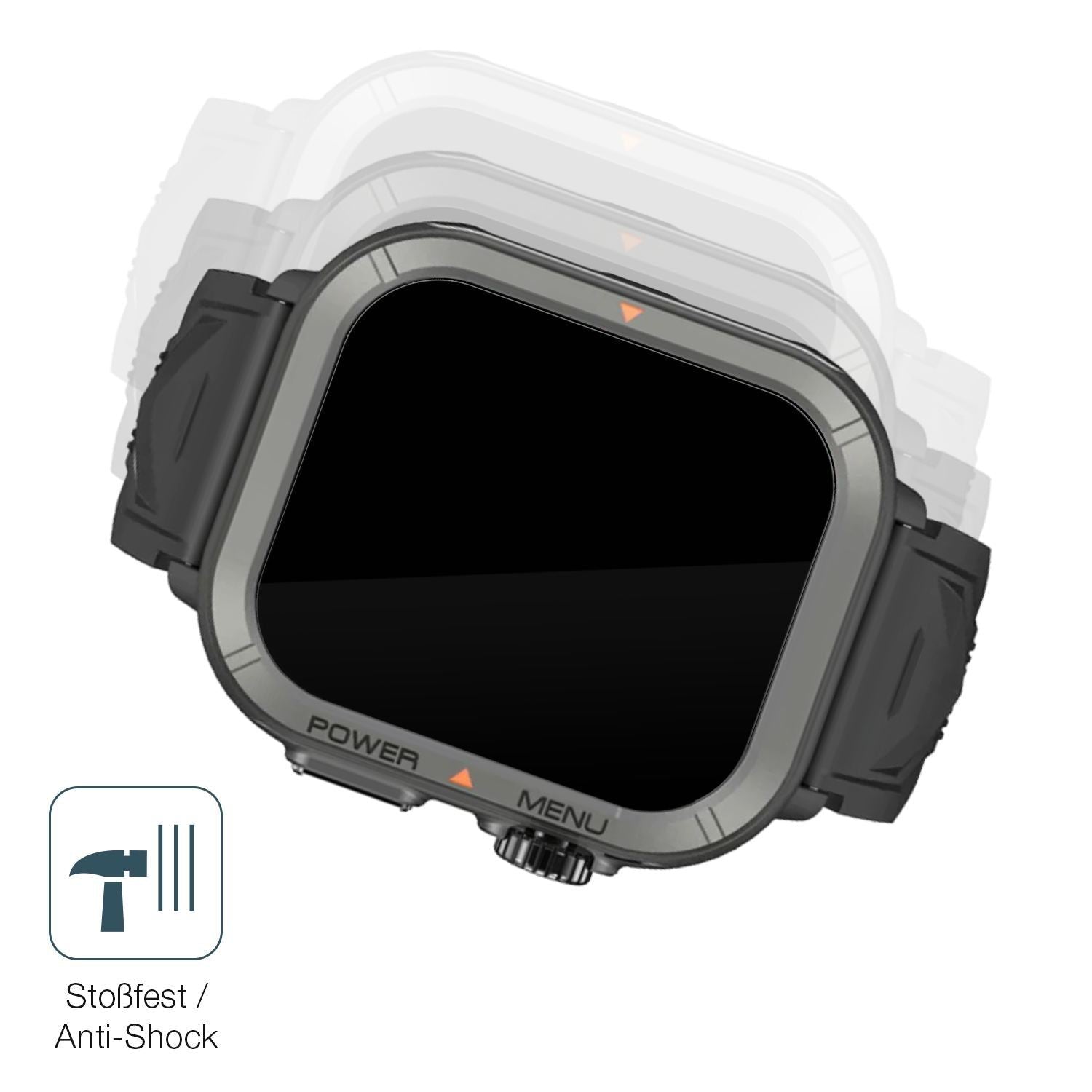 2x 9H Schutzfolie für Blackview W30 Smartwatch 1.9 (4)