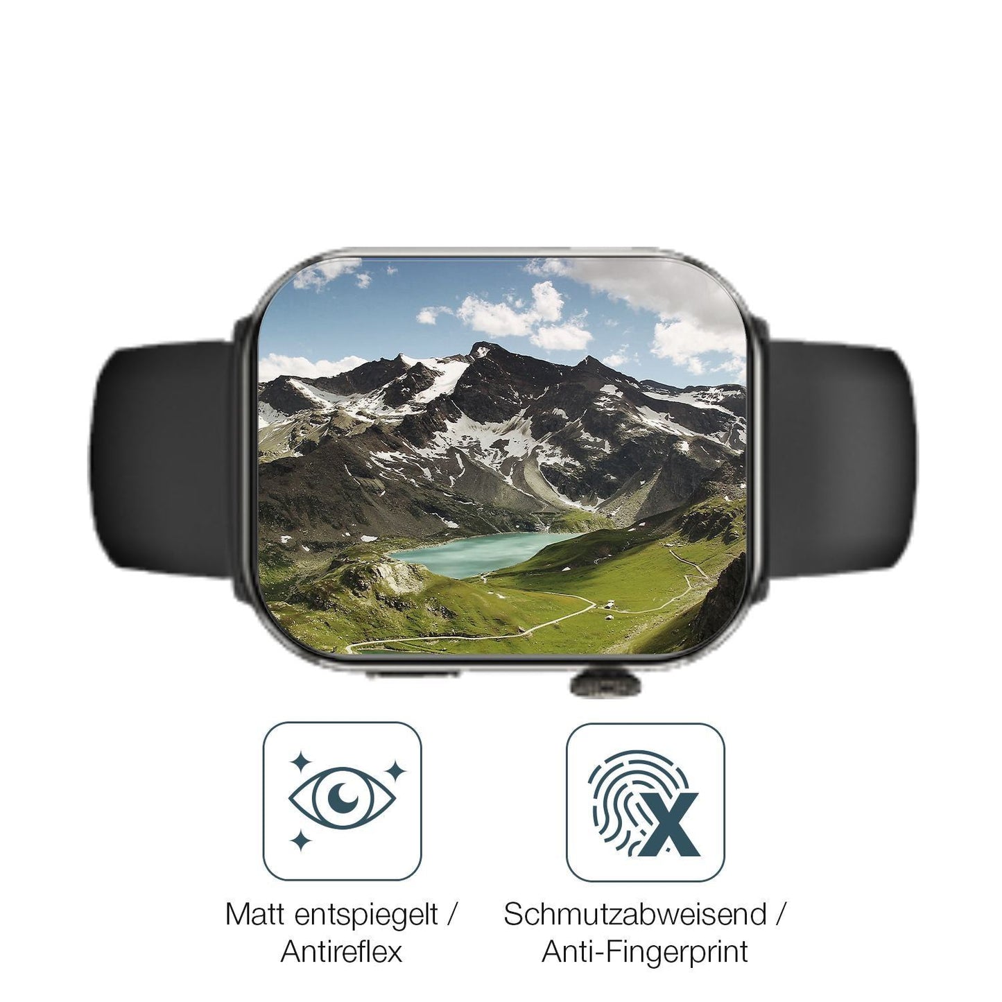 2x 9H Schutzfolie matt für Haulvean G39 1.85 Zoll  (5)