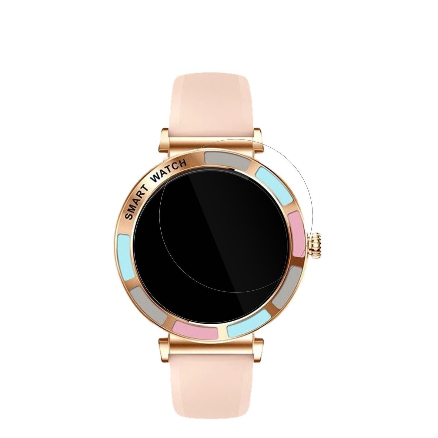 6x Schutzfolie klar für Braidol Smartwatch 1.27 Zo (2)