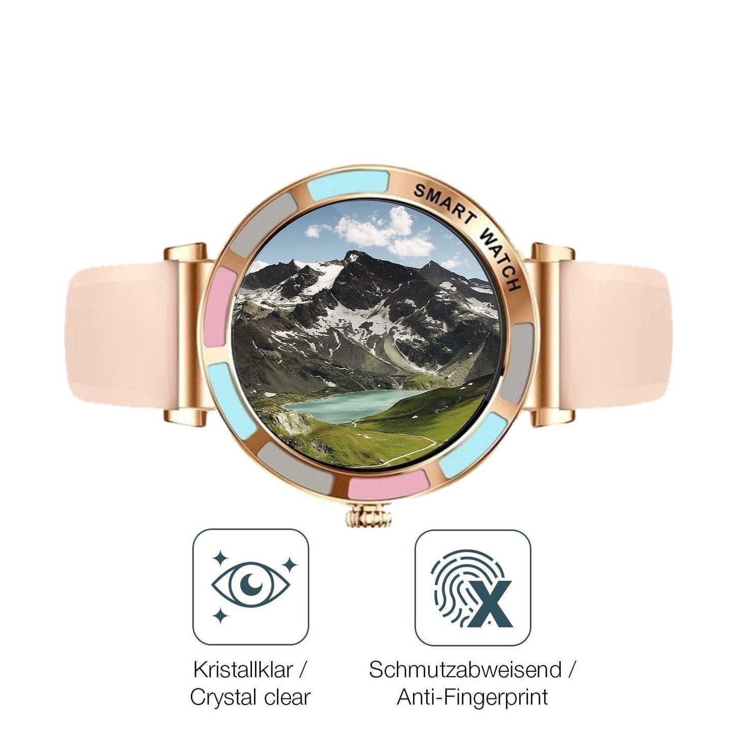 6x Schutzfolie klar für Braidol Smartwatch 1.27 Zo (4)