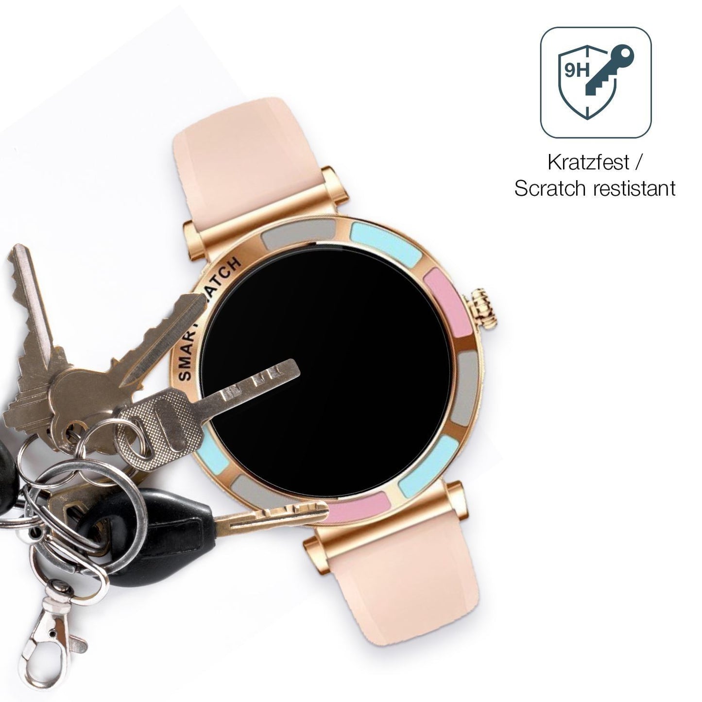 2x 9H Schutzfolie matt für Braidol Smartwatch 1.27 (3)