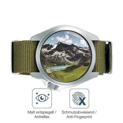 2x 9H Schutzfolie matt für Seiko 5 Sports SBSA055  (5)