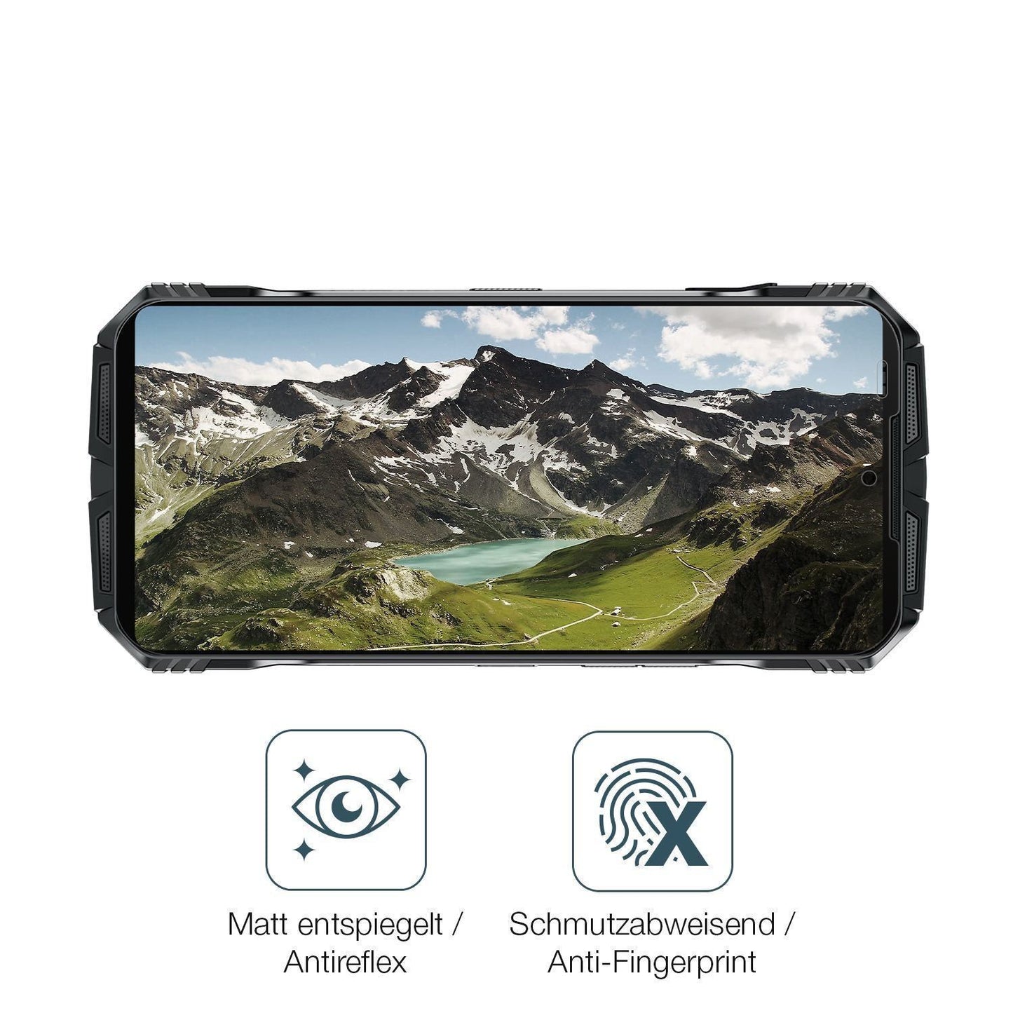 2x 9H Schutzfolie matt für Doogee S Punk Pro Panze (5)