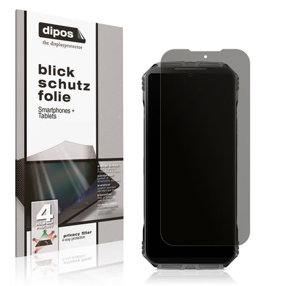 Blickschutzfolie für Doogee S Cyber Pro matt Schut (1)