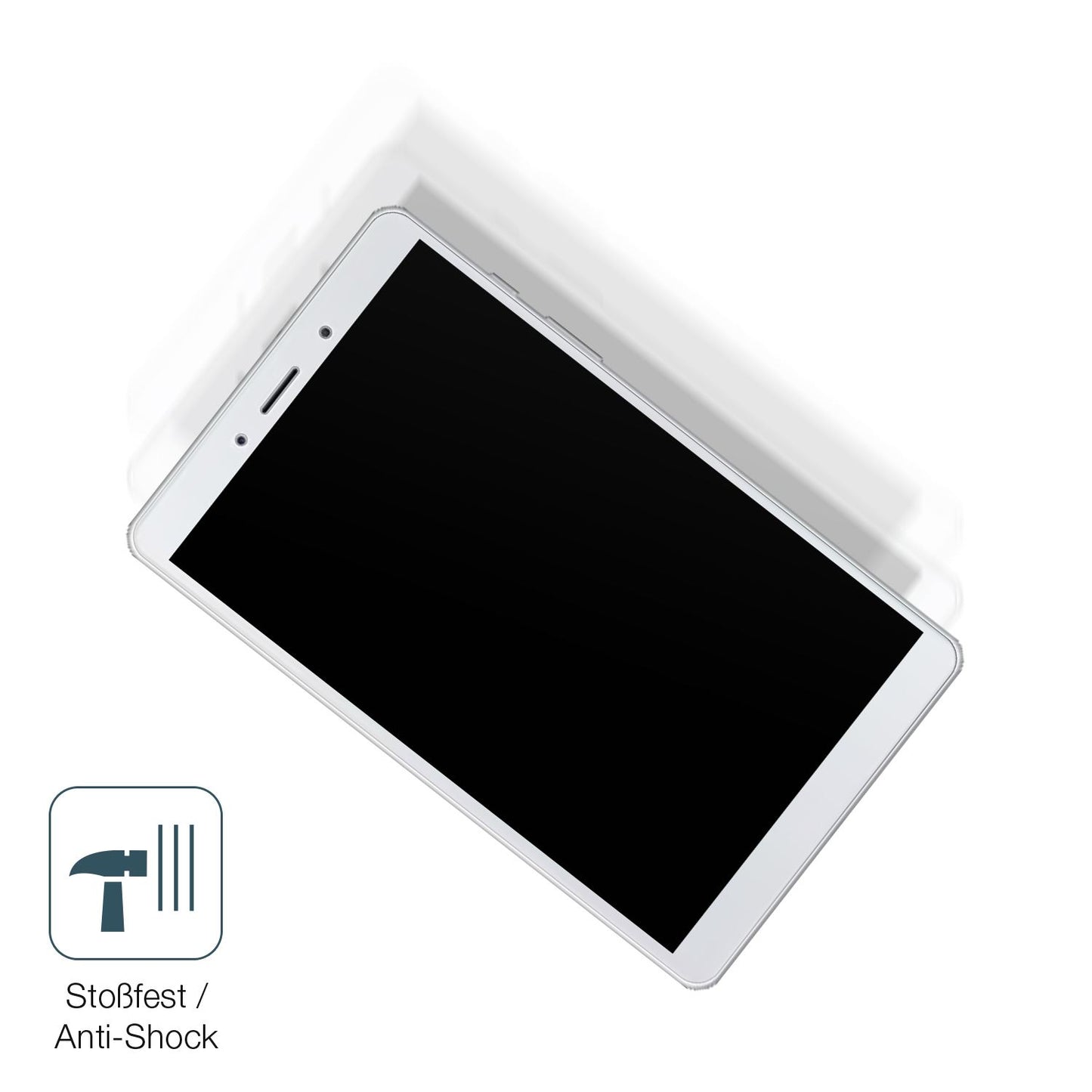 2x 9H Schutzfolie matt für Samsung Galaxy Tab A8.0 (4)