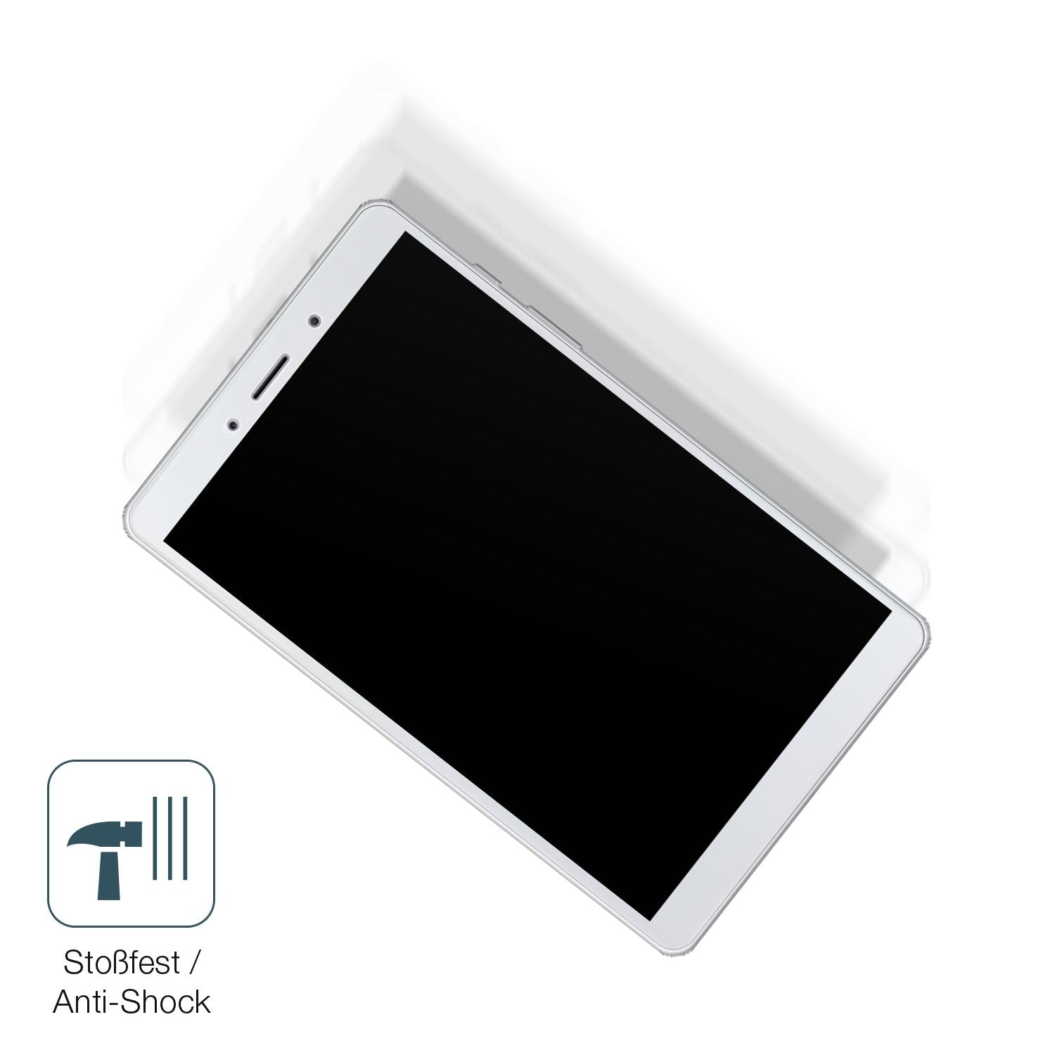 2x 9H Schutzfolie matt für Samsung Galaxy Tab A8.0 (4)