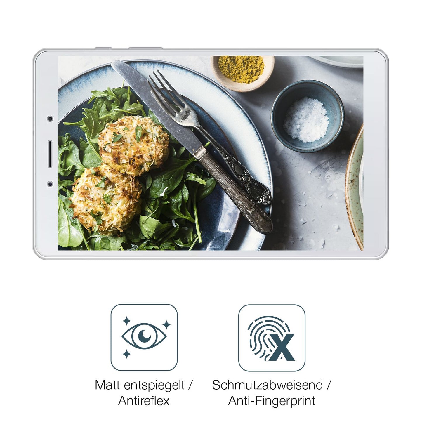 2x 9H Schutzfolie matt für Samsung Galaxy Tab A8.0 (5)