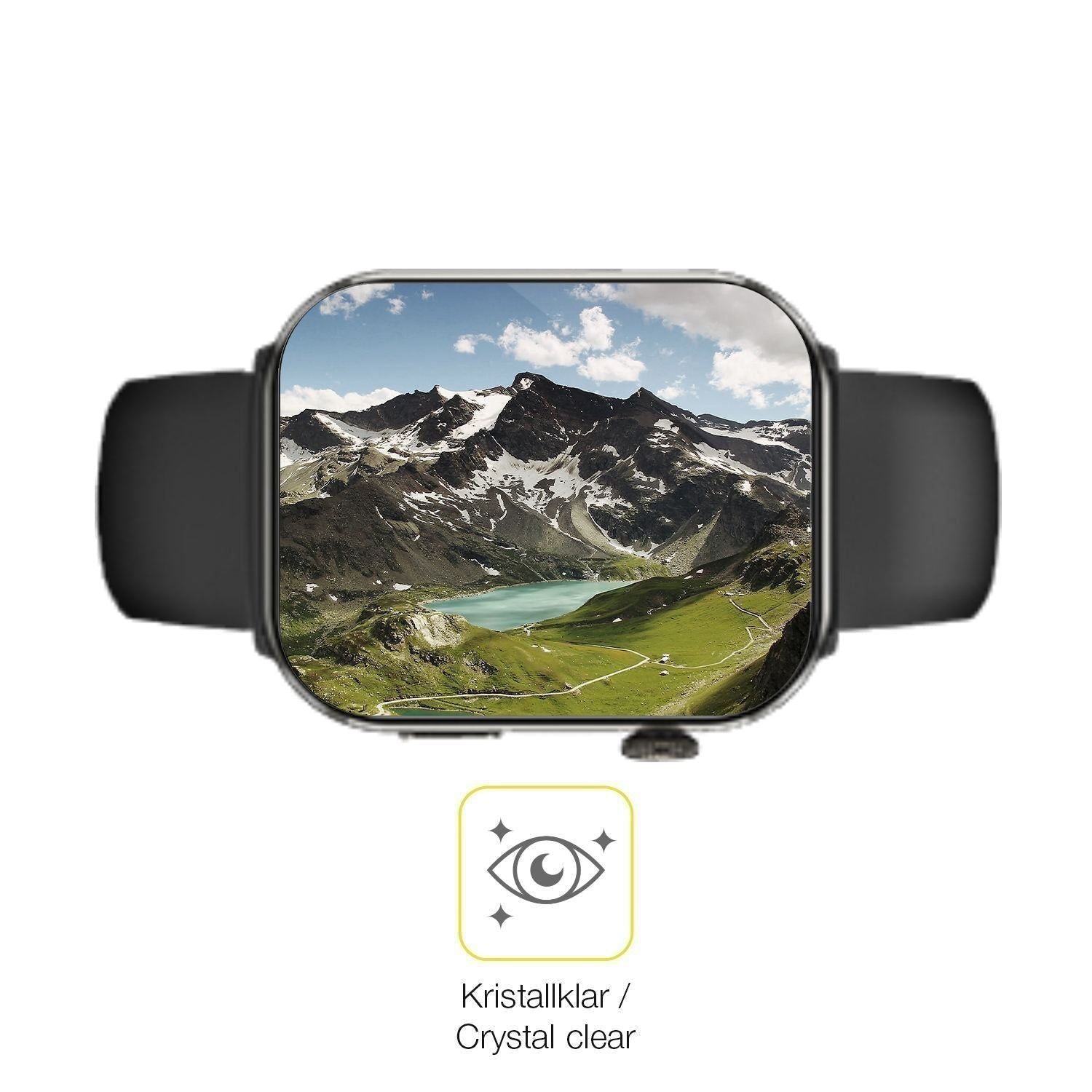 2x 3D Full Cover Schutzfolie für bedee Smartwatch  (5)