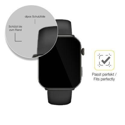 2x 3D Full Cover Schutzfolie für bedee Smartwatch  (6)
