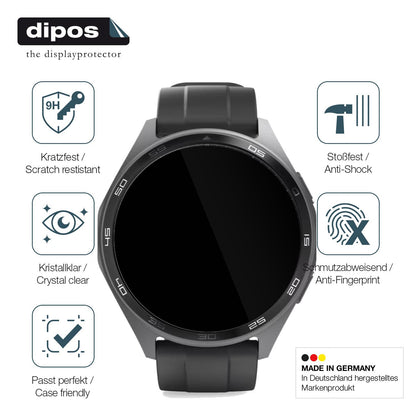 2x 9H Schutzfolie für Hama 7010 Smartwatch Panzerf (7)