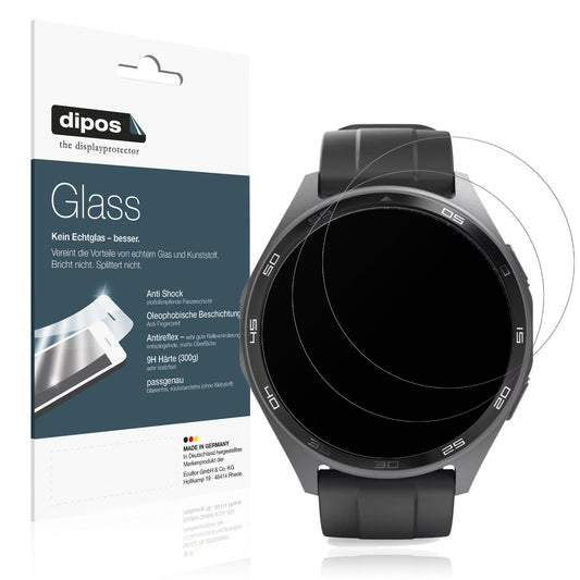 2x 9H Schutzfolie matt für Hama 7010 Smartwatch Pa (1)