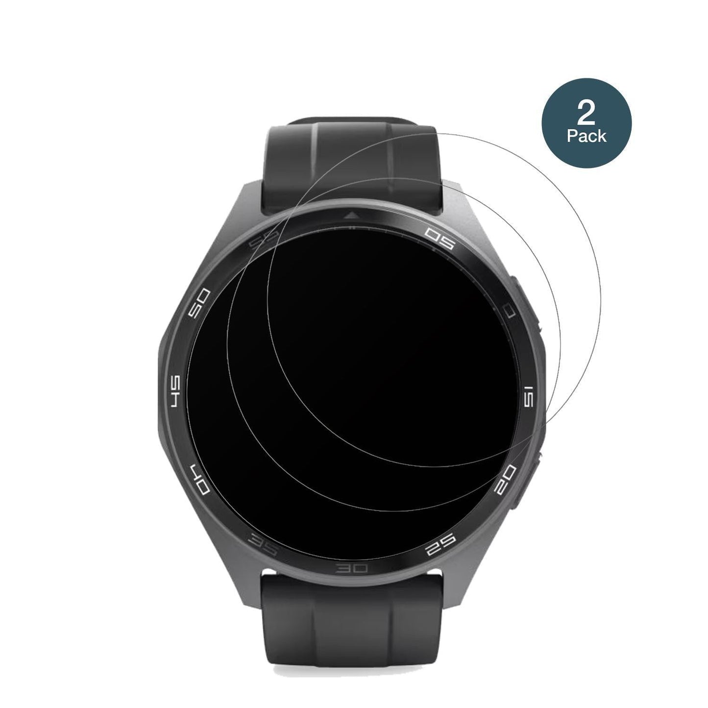 2x 9H Schutzfolie matt für Hama 7010 Smartwatch Pa (2)
