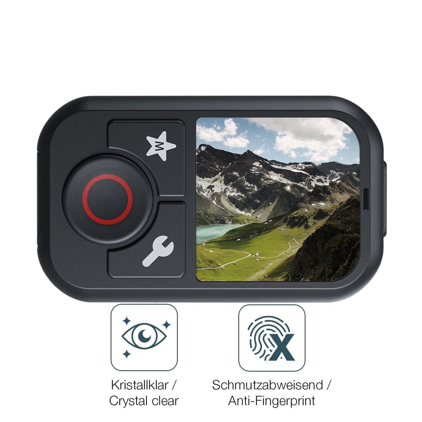 4x Schutzfolie klar für TELESIN T13 Display-Schutz (4)