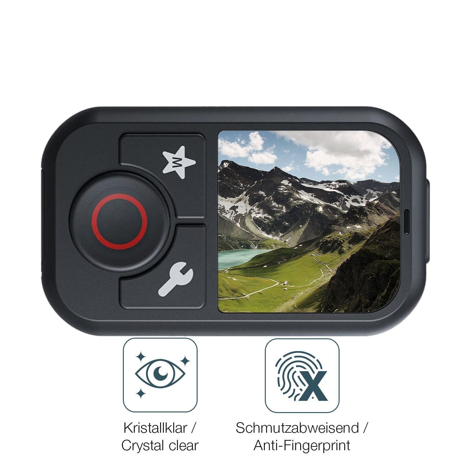 4x Schutzfolie klar für TELESIN T13 Display-Schutz (4)