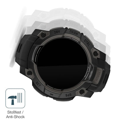 2x 9H Schutzfolie für Garmin Instinct 3 45mm Panze (4)