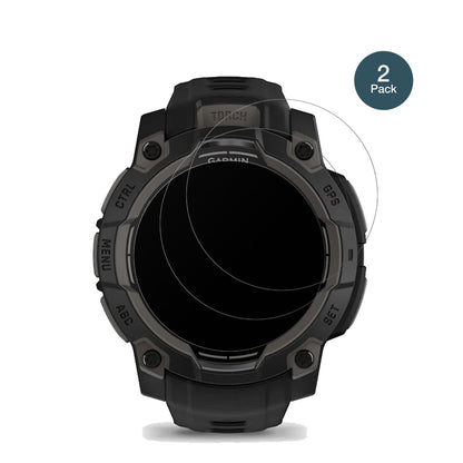 2x 9H Schutzfolie matt für Garmin Instinct 3 45mm  (2)
