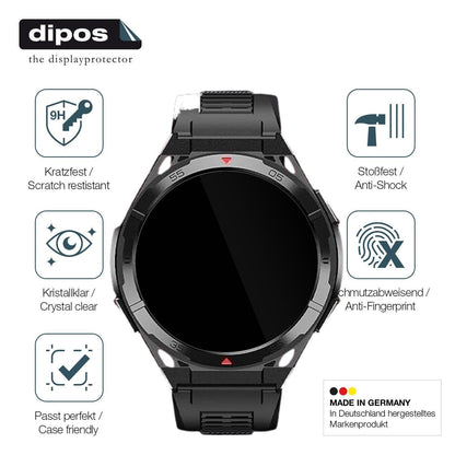2x 9H Schutzfolie für Oukitel BT12 Smartwatch 1.43 (7)