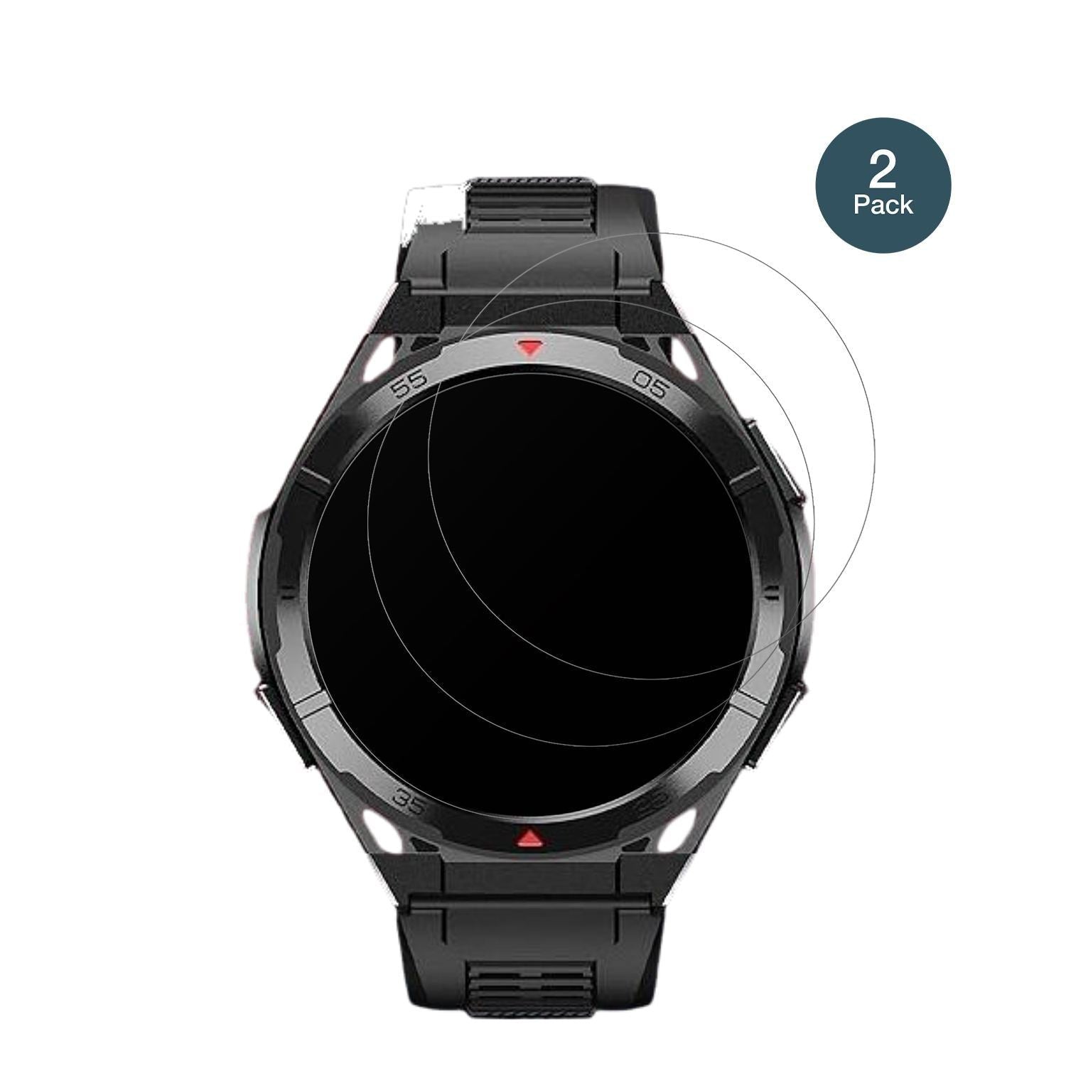 2x 9H Schutzfolie matt für Oukitel BT12 Smartwatch (2)