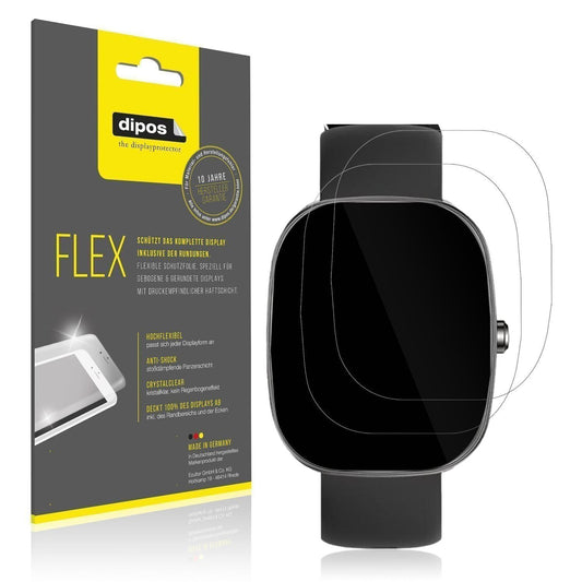 2x 3D Full Cover Schutzfolie für UPDEI S5 Smartwat (1)