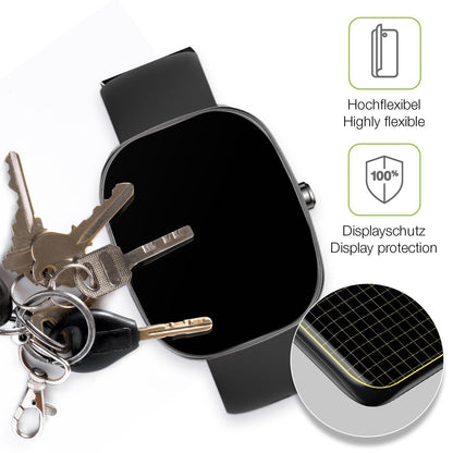 2x Full Cover Schutzfolie matt für UPDEI S5 Smartw (3)