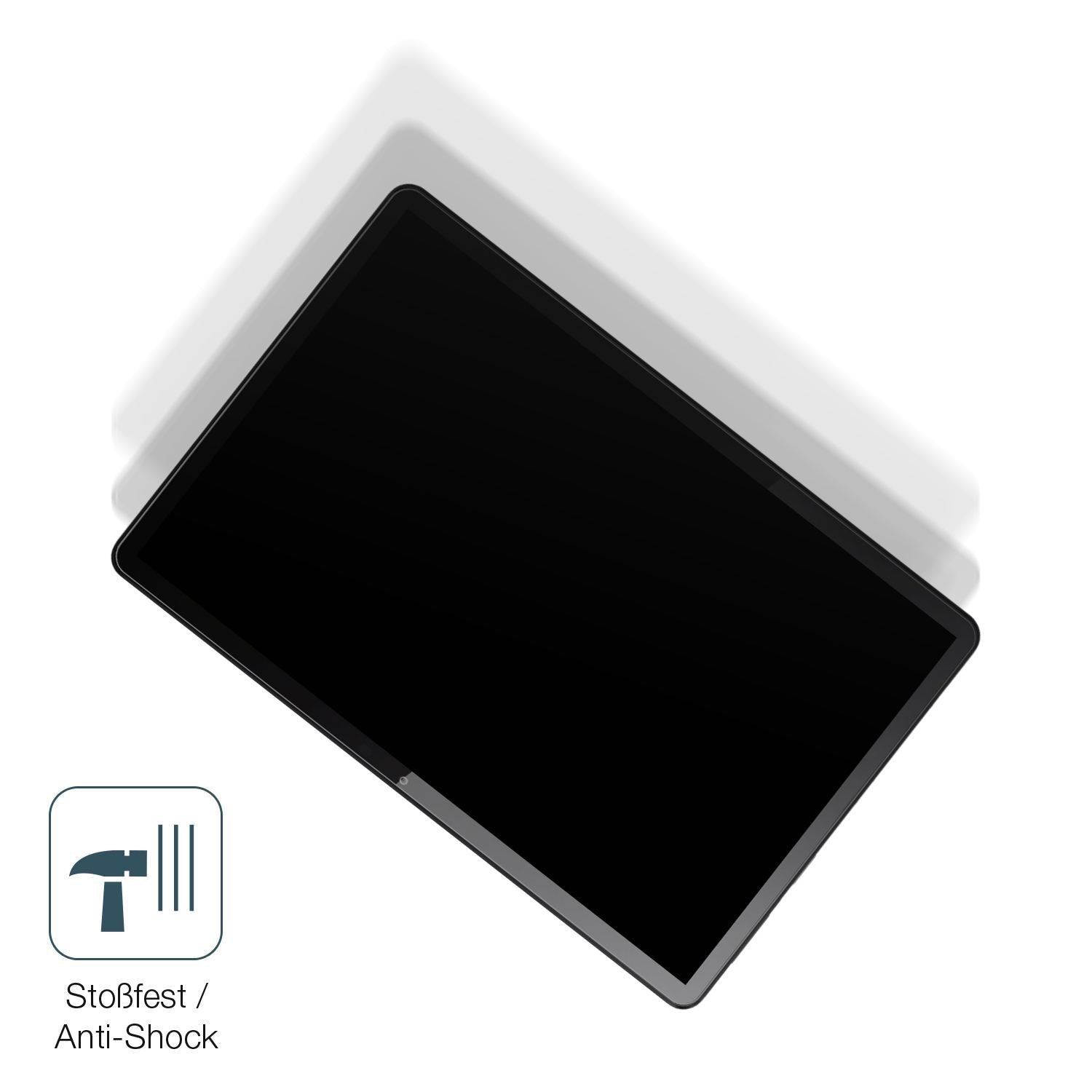 2x 9H Schutzfolie matt für Lenovo Tab 10.1 ZAEH005 (4)