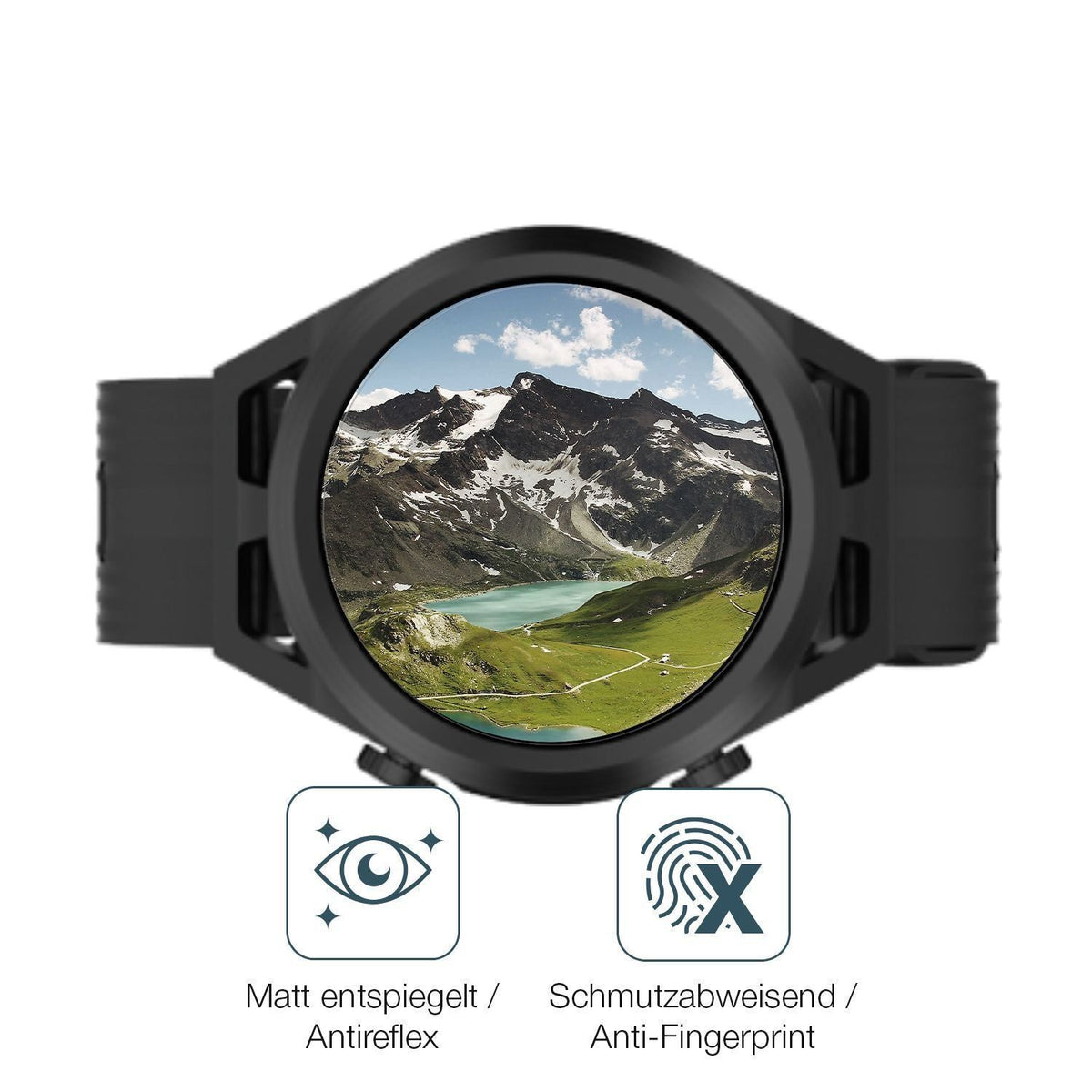 2x 9H Schutzfolie matt für Blackview R8 Pro Smartw (5)