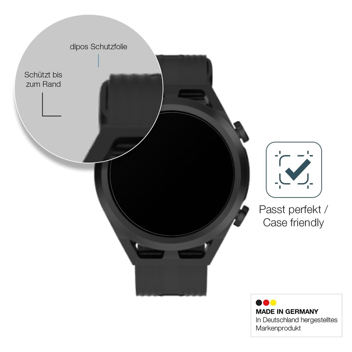 2x 9H Schutzfolie matt für Blackview R8 Pro Smartw (6)
