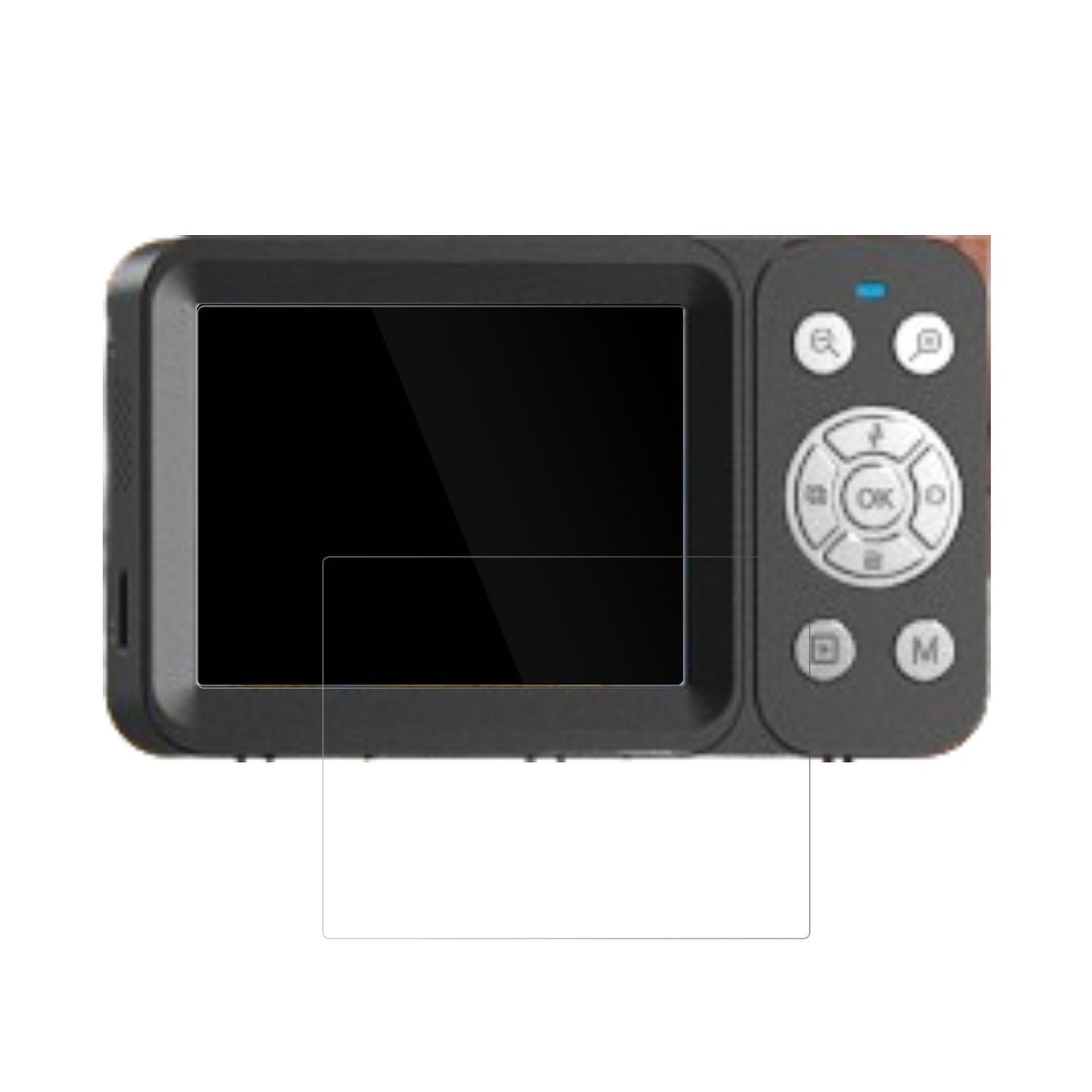 4x Schutzfolie klar für DEATTI DET-CV01 Display-Sc (2)