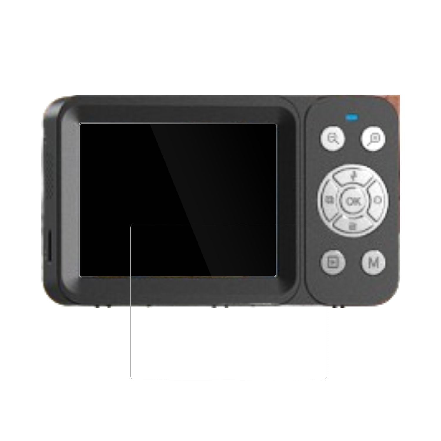 4x Schutzfolie klar für DEATTI DET-CV01 Display-Sc (2)