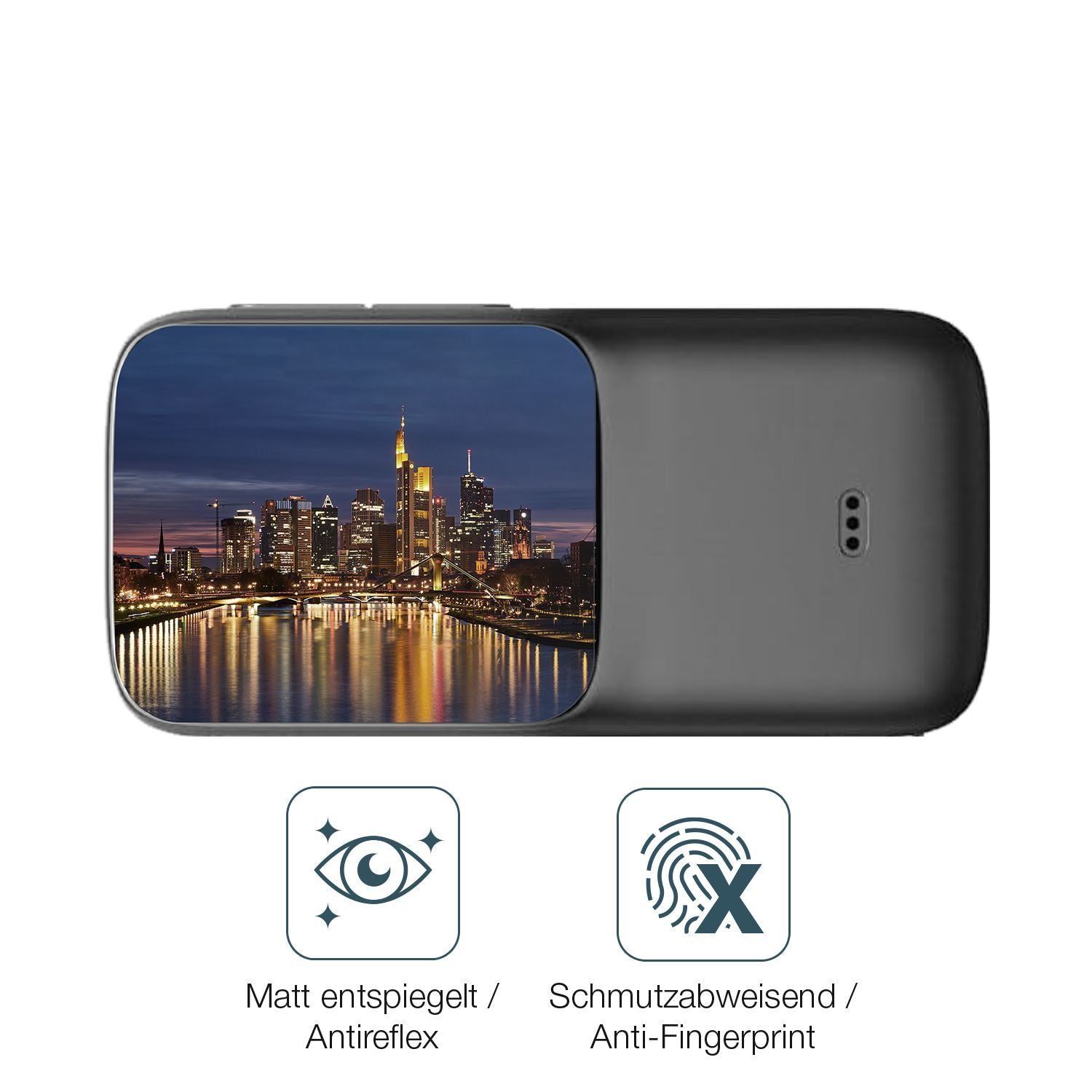 2x 9H Schutzfolie matt für SJCAM C200 Actioncam Pa (5)
