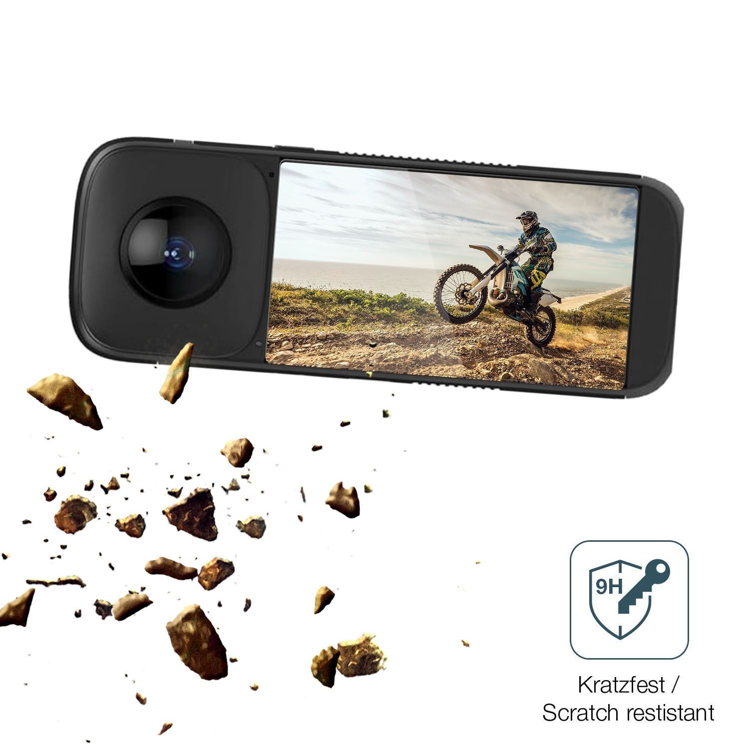 2x 9H Schutzfolie für PANOX V2 Actioncam P223 Panz (3)