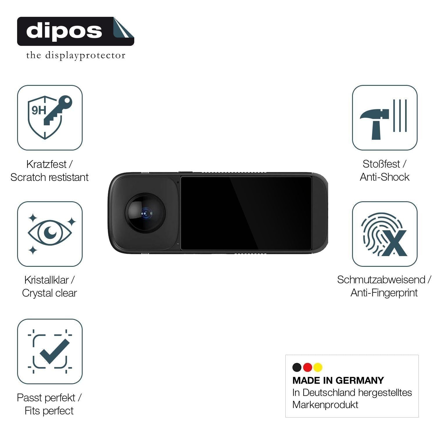 2x 9H Schutzfolie für PANOX V2 Actioncam P223 Panz (7)