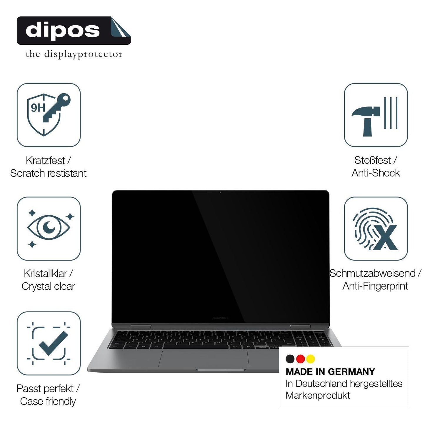 2x 9H Schutzfolie für Samsung Galaxy Book5 360 15. (7)