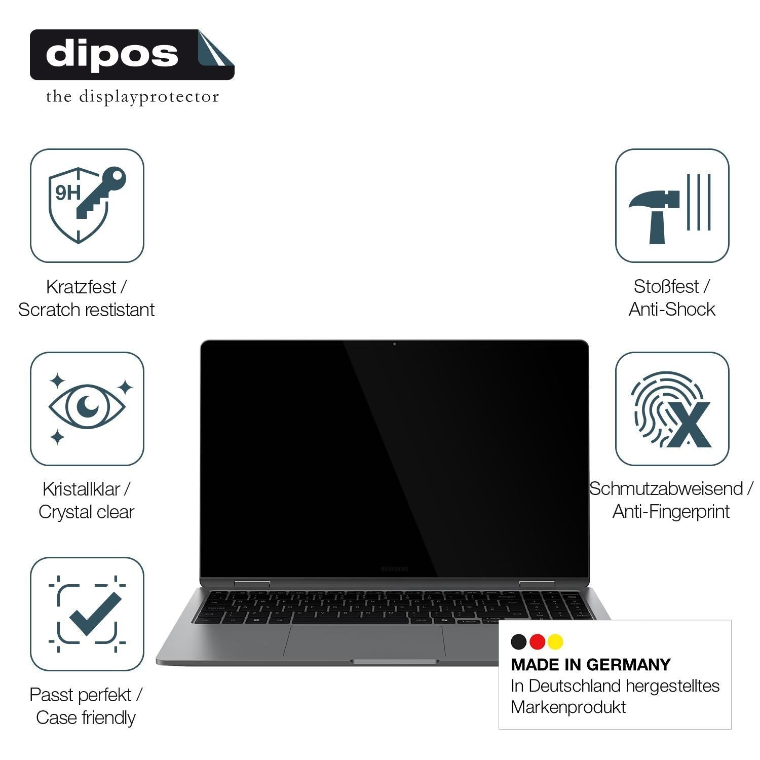 2x 9H Schutzfolie für Samsung Galaxy Book5 360 15. (7)